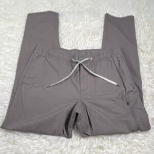 Vuori Men's Cotton Tech Climber Pants Zip Pockets Elastic Waist XL 34x31